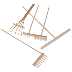 1/5Pcs Mini Bamboo Rake for Zen Garden Sand Tabletop Meditation Feng Shui Decor New