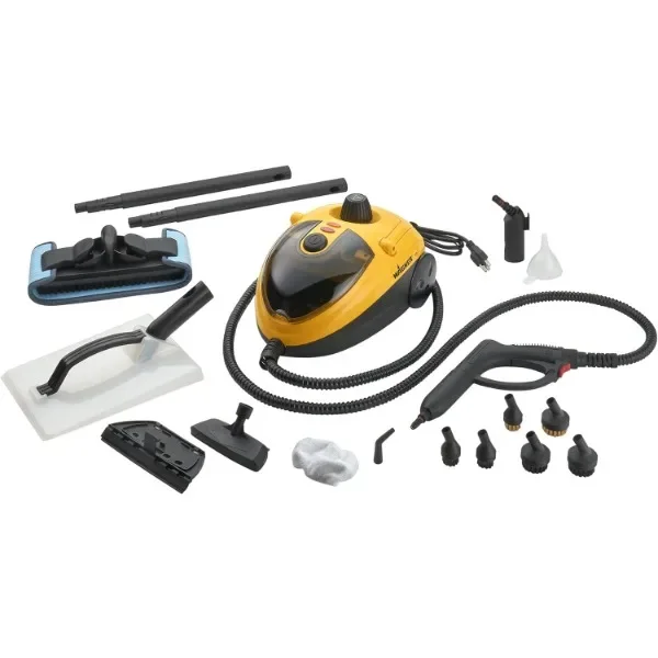 

Wagner Spraytech 0282014 915e On-Demand Steam Cleaner & Wallpaper Removal, Multipurpose Power Steamer, 18 Attachments