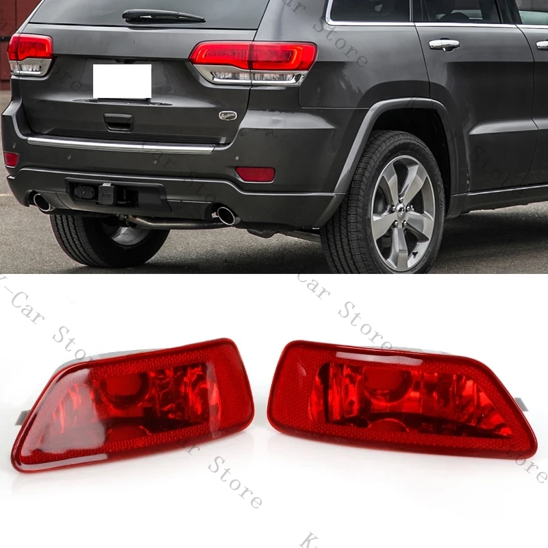 For Jeep Grand Cherokee Compass 2011-2016 For Dodge Journey Rear Bumper Brake Light Tail Turn Signal Reflector Lamp No Bulb