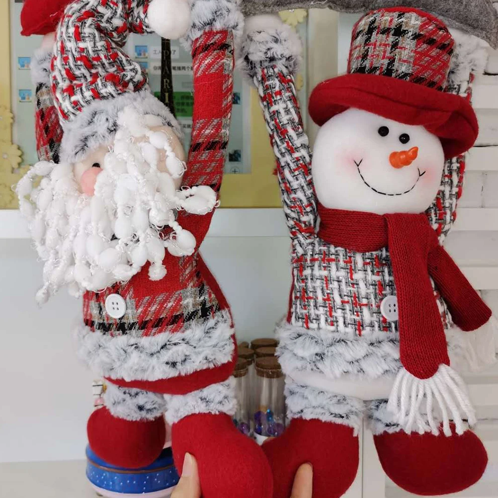 

Snowman Christmas Hanging Decoration Flannel Hanging Decoration for Tree Wall Window Christmas Craft Gift