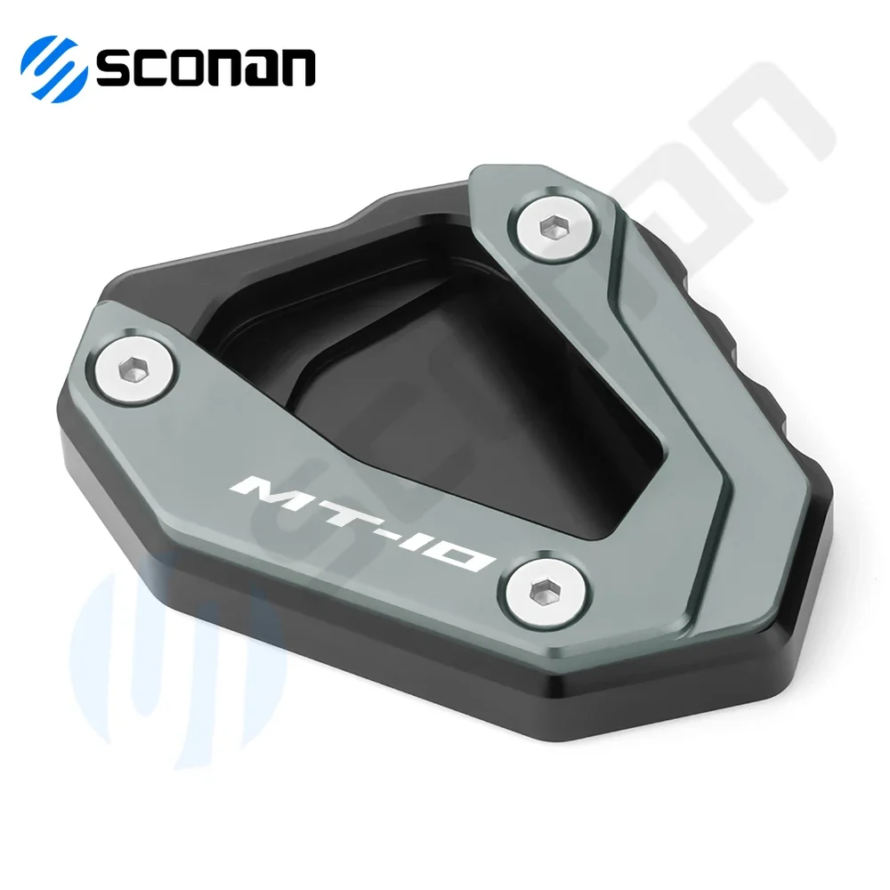 

For MT10 MT 10 MT-10 2016-2020 2021 2022 2023 motorcycle accessories CNC Aluminum Foot Side Stand Extension Pad Support Plate
