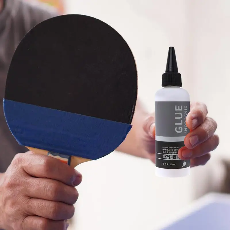 Lem raket Pingpong 100ML, perekat karet raket Pingpong berbasis air film cepat lem karet anorganik profesional