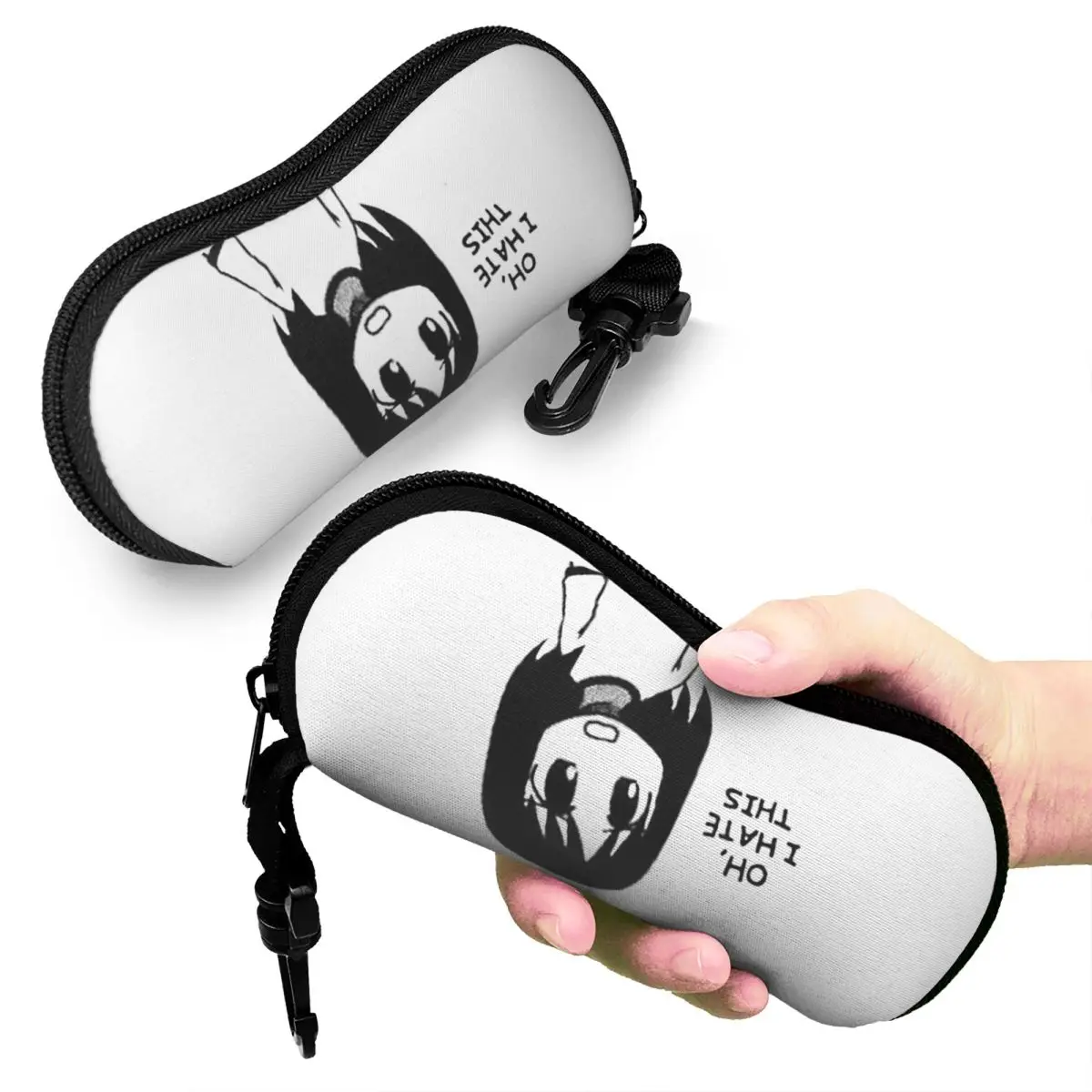 

OUTDATED - Check Profile Azumanga Daioh Osaka Ayumu Kasuga Shell Glasses Case Sunglasses Box Women Men Soft Eyeglass Bag Pouch
