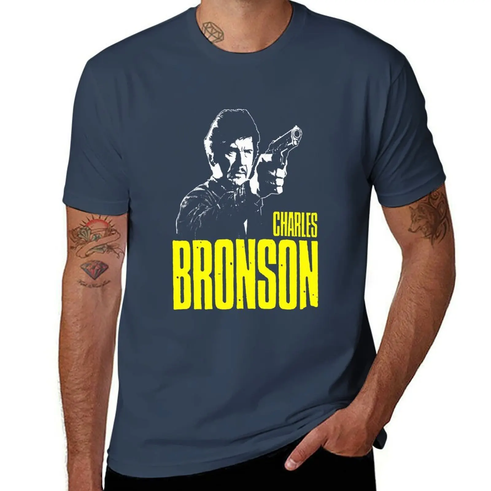 

Charles Bronson T-Shirt Durable Work Wear T-Shirt