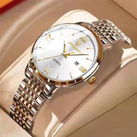 POEDAGAR Luxury Watch For Woman Elegant Waterproof Luminous Date Quartz Ladies Wristwatch Gold Stainless Steel Women Watches+box