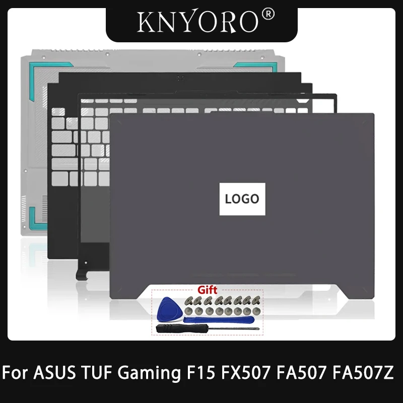 

New For ASUS TUF Gaming F15 FX507 FA507 FA507Z FX507Z Laptop LCD Back Cover Front Bezel Palmrest Top Housing Bottom Case 15.6"