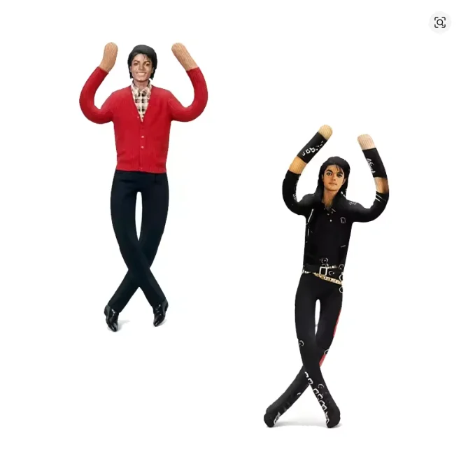 Boneco de Pelúcia Articulado Michael Jackson, Figura de Ação para Cosplay de Anime, Decoração de Quarto, Presente Colecionável para Fãs