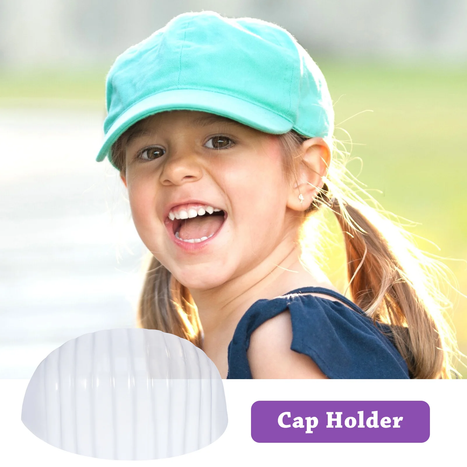 Cap Shaper for Baseball Caps Children's Hat Support Peaked Plastic Inner Filled Half-lined Anti-deformation Storage Liner