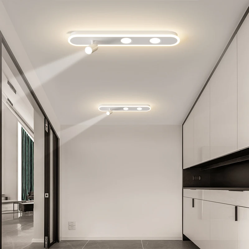 Bedroom LED Ceiling Light With Spotlight Surface Mounted  Aisle Light Corridor Light Minimalist Modern Living Room Foyer Light