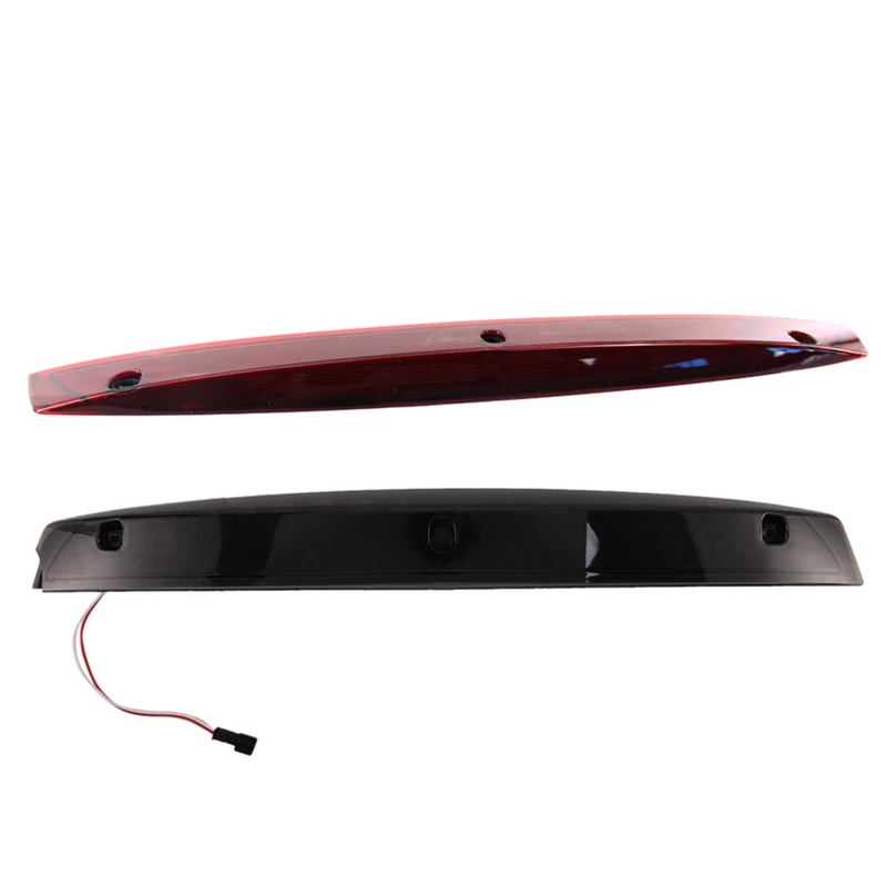 2 Pcs 3RD Third Brake Stop Light For Mercedes Benz Vito Viano W639, Red-Black & Black