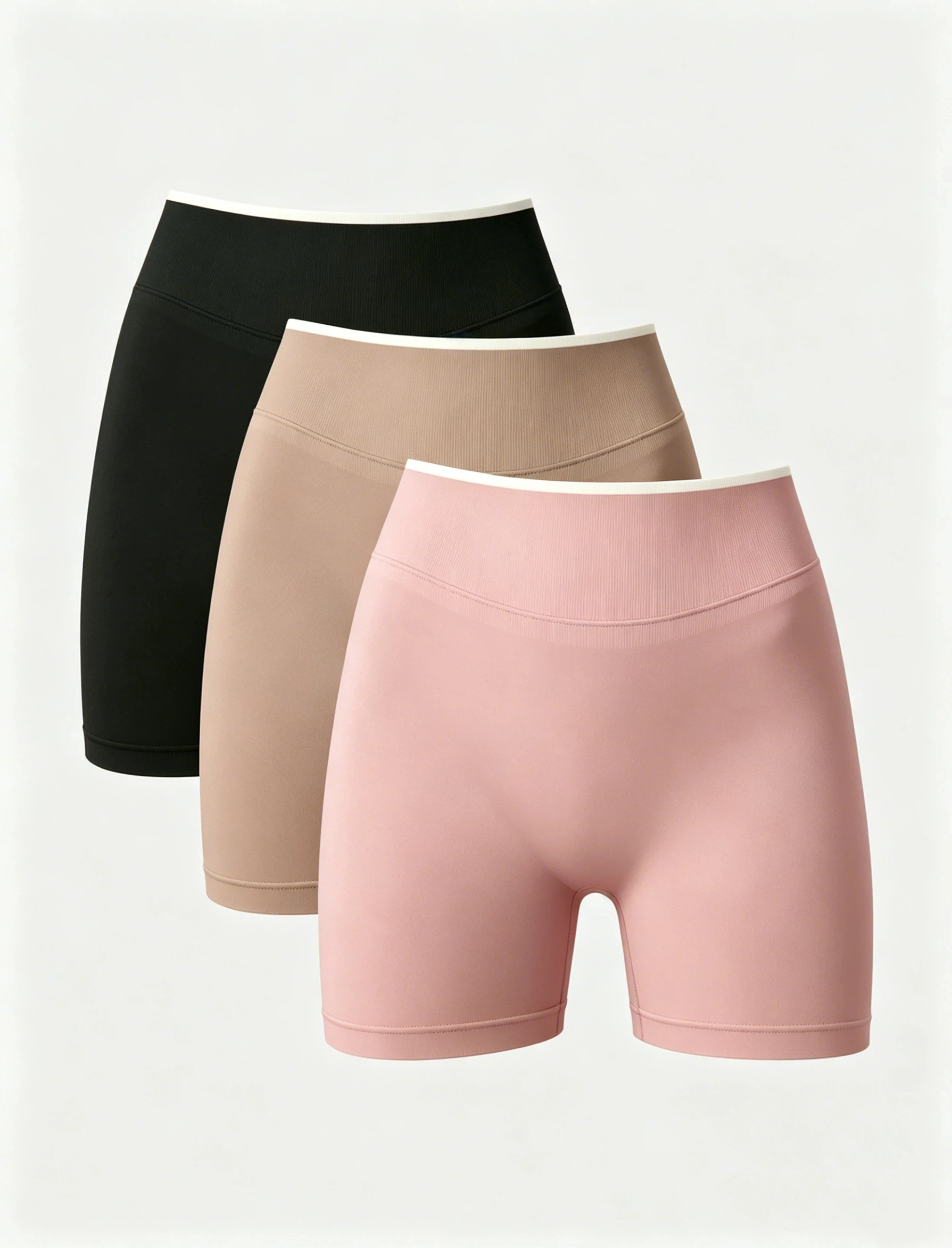 

Women High Waist Yoga Shorts Seamless Scrunch Butt Lifting Gym Workout Shorts Sports Running Cycling Fitness Biker Shorts 3 Colo
