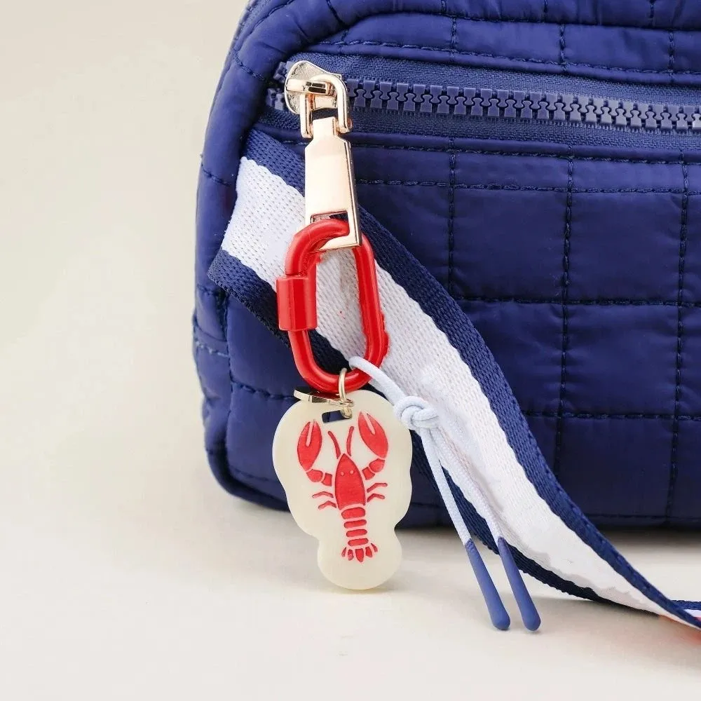 Acrylic Charms Retro Rope Woven Pendant Contrasting Car Keyring Mobile Phone Pendant Fashion Geometric Bag Chain Charms