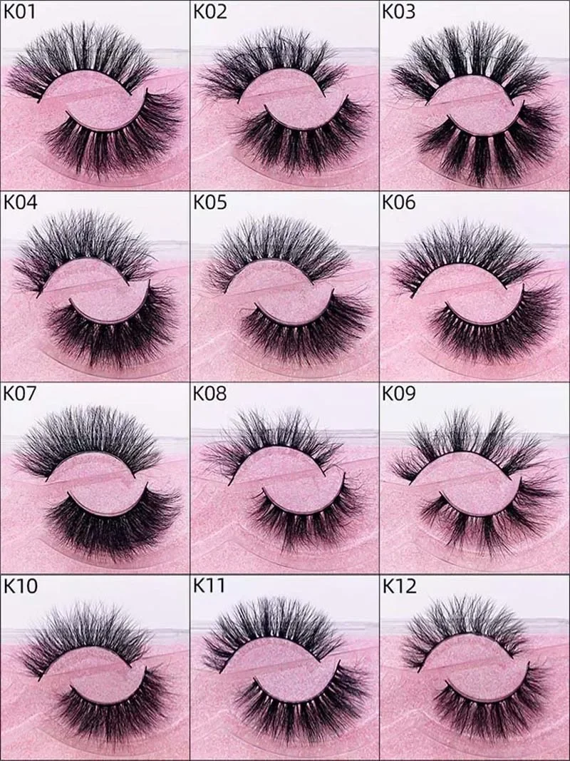 

Lovely Soft Light 3D Mink False Eyelashes Extensions Thick Natural Long Hand Made Curly Crisscross Fake Lashes 50 Pairs/Lot DHL