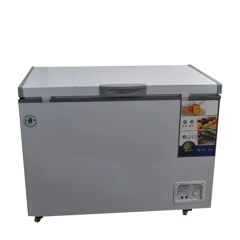 Top Open Door Deep Freezer Single Door Chest Freezer Commercial Deep Freezer Horizontal Low Chest