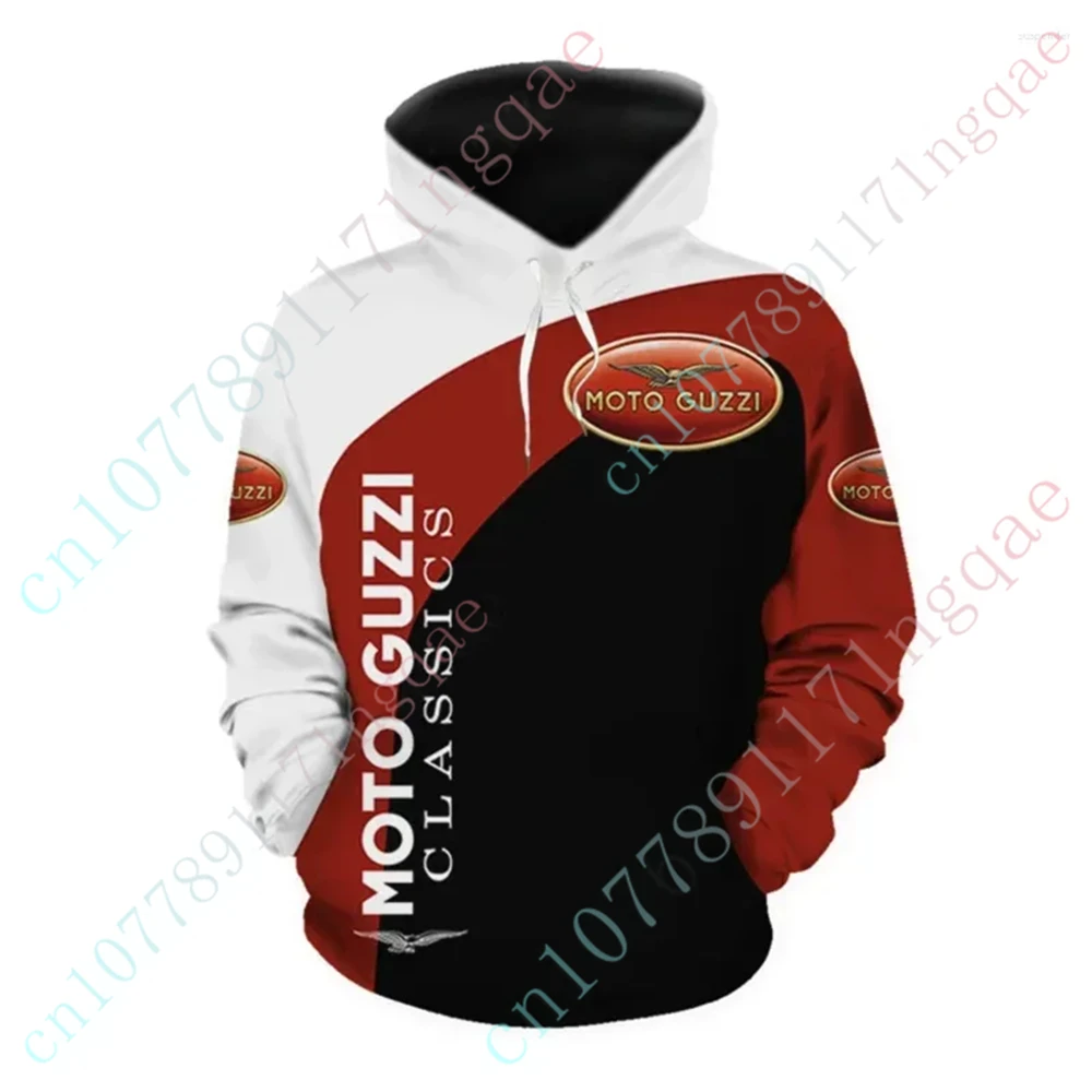 Moto Guzzi Clothing Anime Hoodies For Men Women Harajuku Pullover Top Unisex Sweatshirt Casual Oversize Zip Hoodies Custom Logo