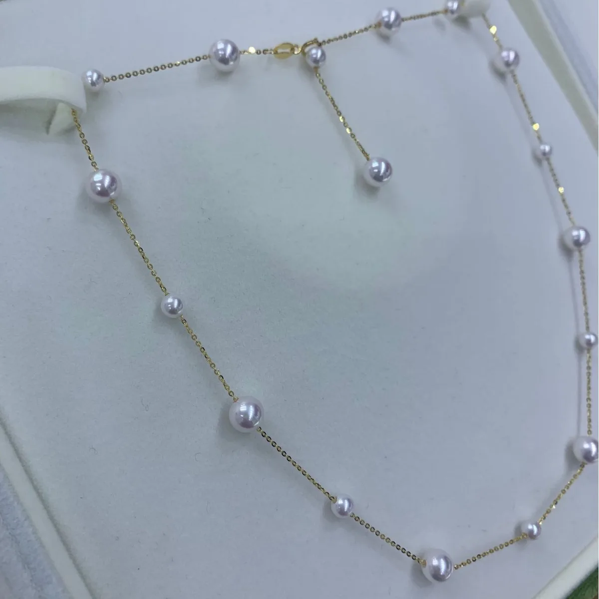 

Dainashi Near Round Freshwater Pearl Necklaces for Women 18k gold plated 45cm Necklaces 2025 New Arrivals Wholesale