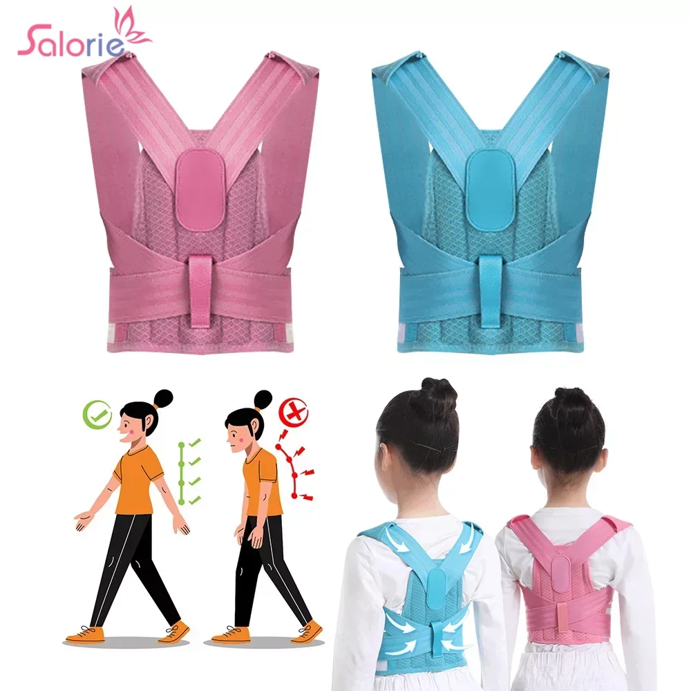 Adjustable Teens Children Posture Corrector Back Support Belt Kids Orthopedic Corset for Spine Back Lumbar Shoulder Braces Belt