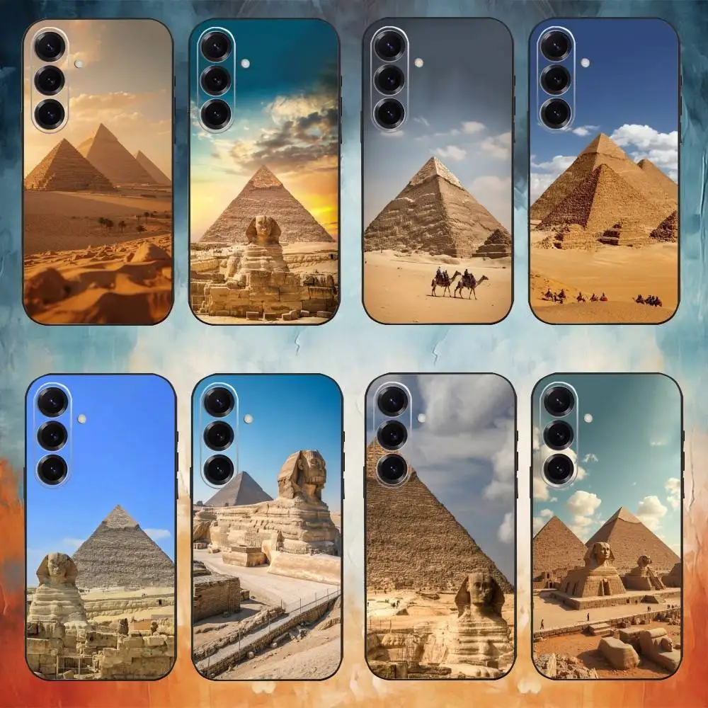 

The Egyptian Pyramids Phone Case For Samsung Galaxy A91,80,73,72 ,71,53,52,32 ,31,22,21s,20,Soft Black Case