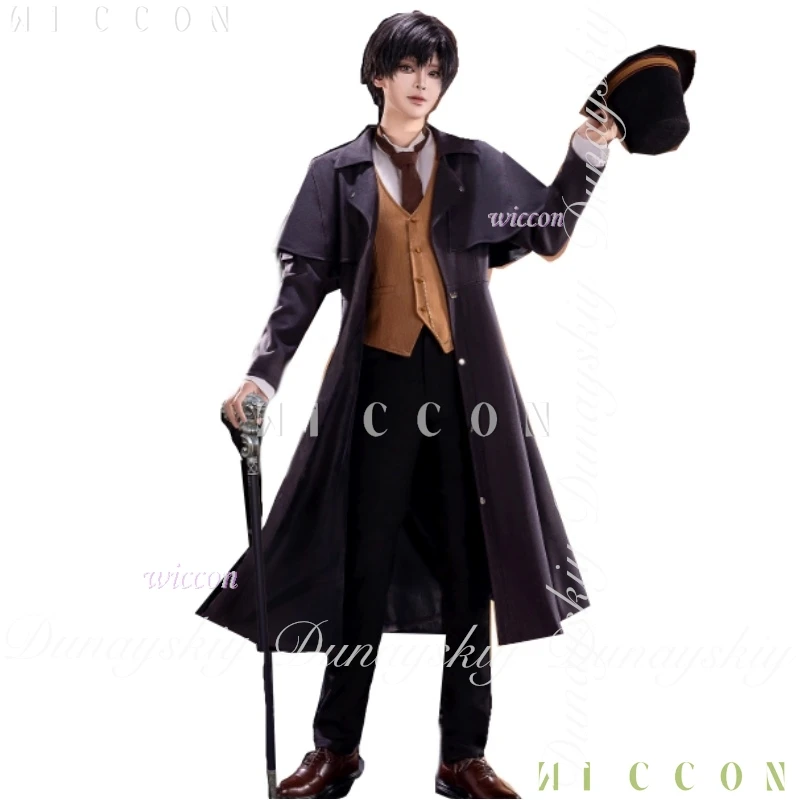 Halloween Costumes Lord of Mysteries Anime Klein Moretti Cosplay With European-style Men's Suit Tarot Adult Women disfraz 2175