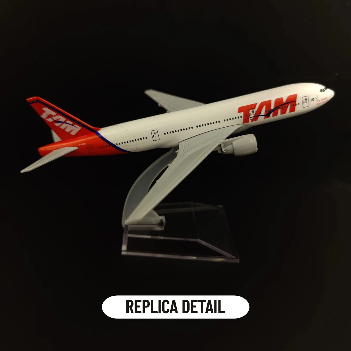 Scale 1:400 Metal Aircraft Replica 15cm TAM B777 Boeing Airbus Airplane Diecast Model Kids Room Decor Gift Toys for Boy