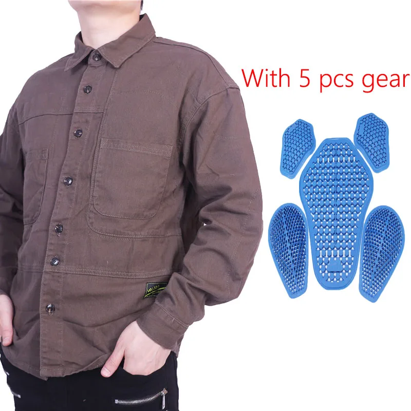 

Мотоциклетная гоночная куртка с длинными рукавами, ударопрочная, для бездорожья, с наколенниками, налокотниками и защитой груди для езды