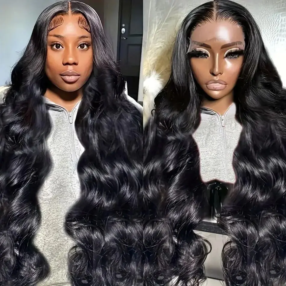 

Body Wave Lace Front Wig 13x4 13x6 Hd Transparent Human Hair Lace Frontal Wig 30inch Brazilian Preplucked Lace Wigs Wet And Wavy