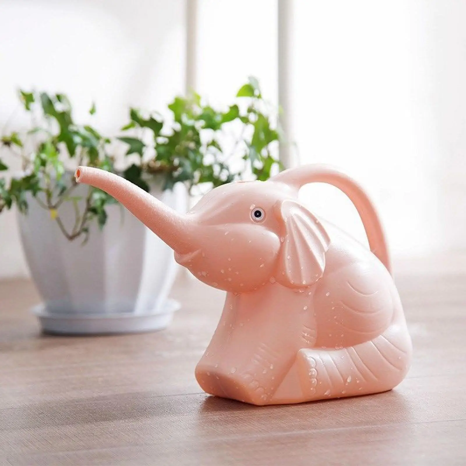 

Elephant Shape Watering Can Long Spout Small Watering Kettle for Household Potted Plant Indoor Outdoor Plants Gardening Home