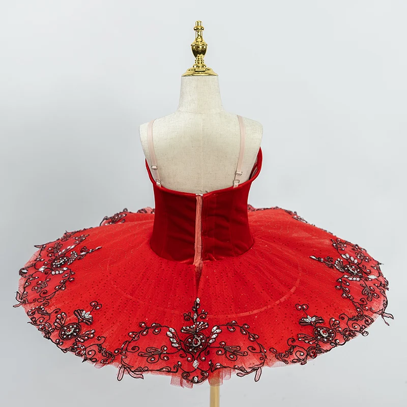 Red Professional Ballerina Ballet Tutu for Child Children Women Adults Ballerina Party Ballet Dance Costumes Girls Custom Size