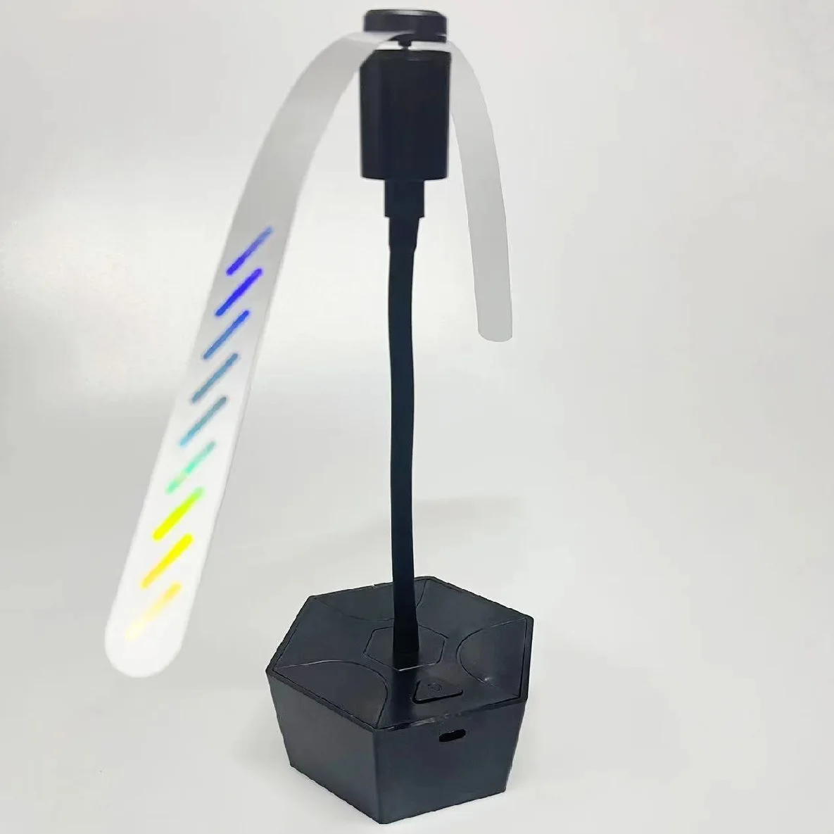 HOMEFISH Bonsai Style Bendable Retractable Fan Mosquito Repellent Outdoor Rechargeable Battery Fly Repellent