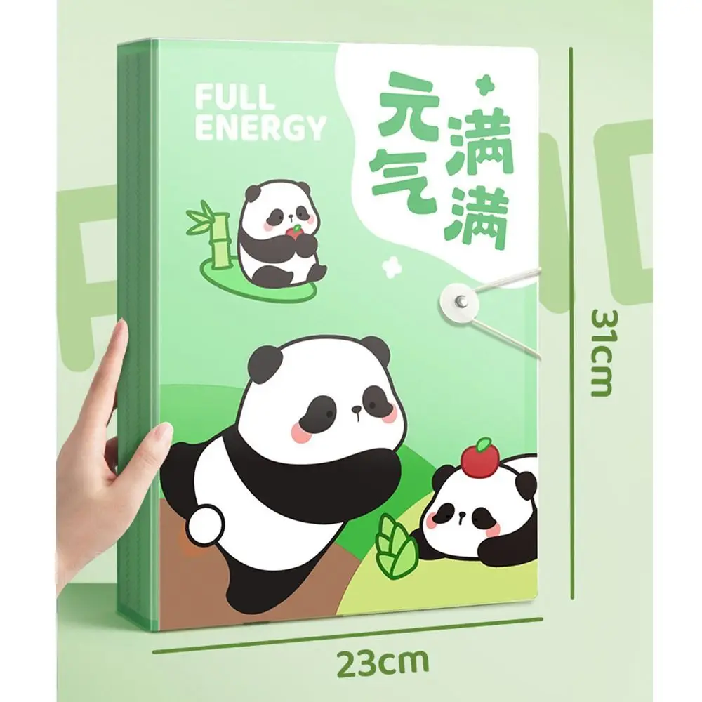30/40/60 Pockets A4 File Folder Bag Large Capacity Waterproof A4 File Organizer Cartoon Picture Album Document Folder Test Paper view 6