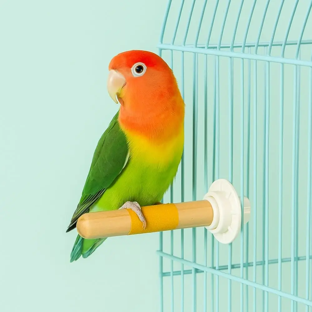 Soporte de escalada para loros resistente a mordeduras, poste de pie estable resistente al desgaste, poste de estación esmerilado antideslizante para entrenamiento de loros