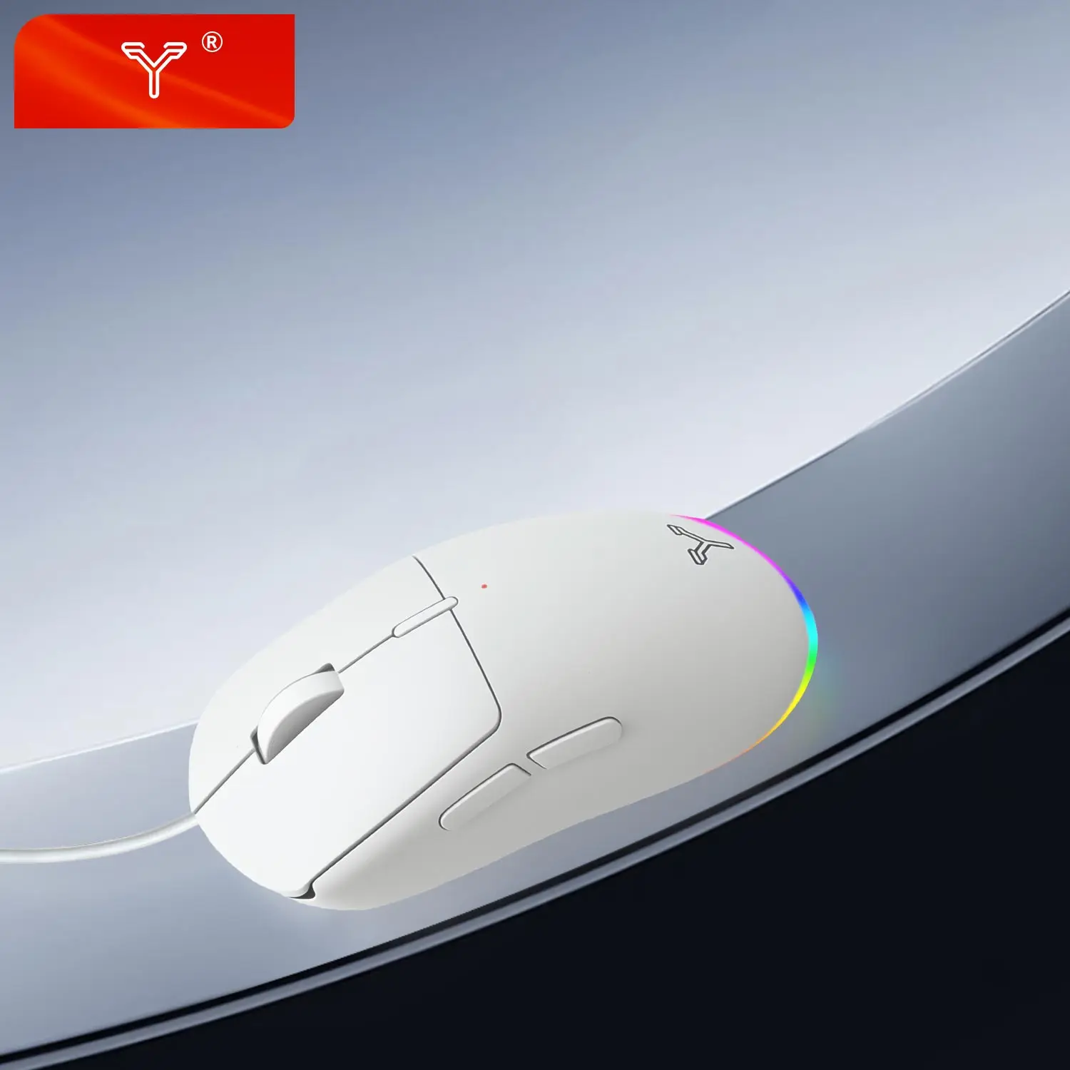 

Бесшумная проводная игровая мышь с 6 режимами RGB-подсветки, высококачественным звуком, легким эргономичным дизайном для ноутбуков и настольных ПК