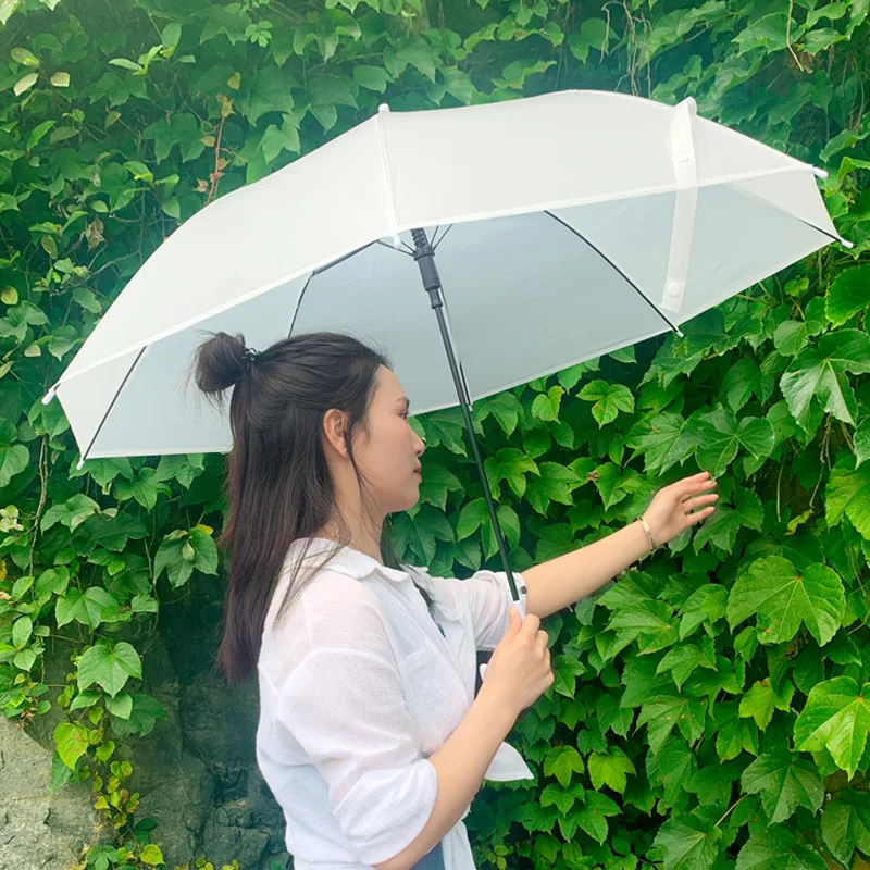 40pcs White plastic umbrella, sun umbrella, wedding sun umbrella.