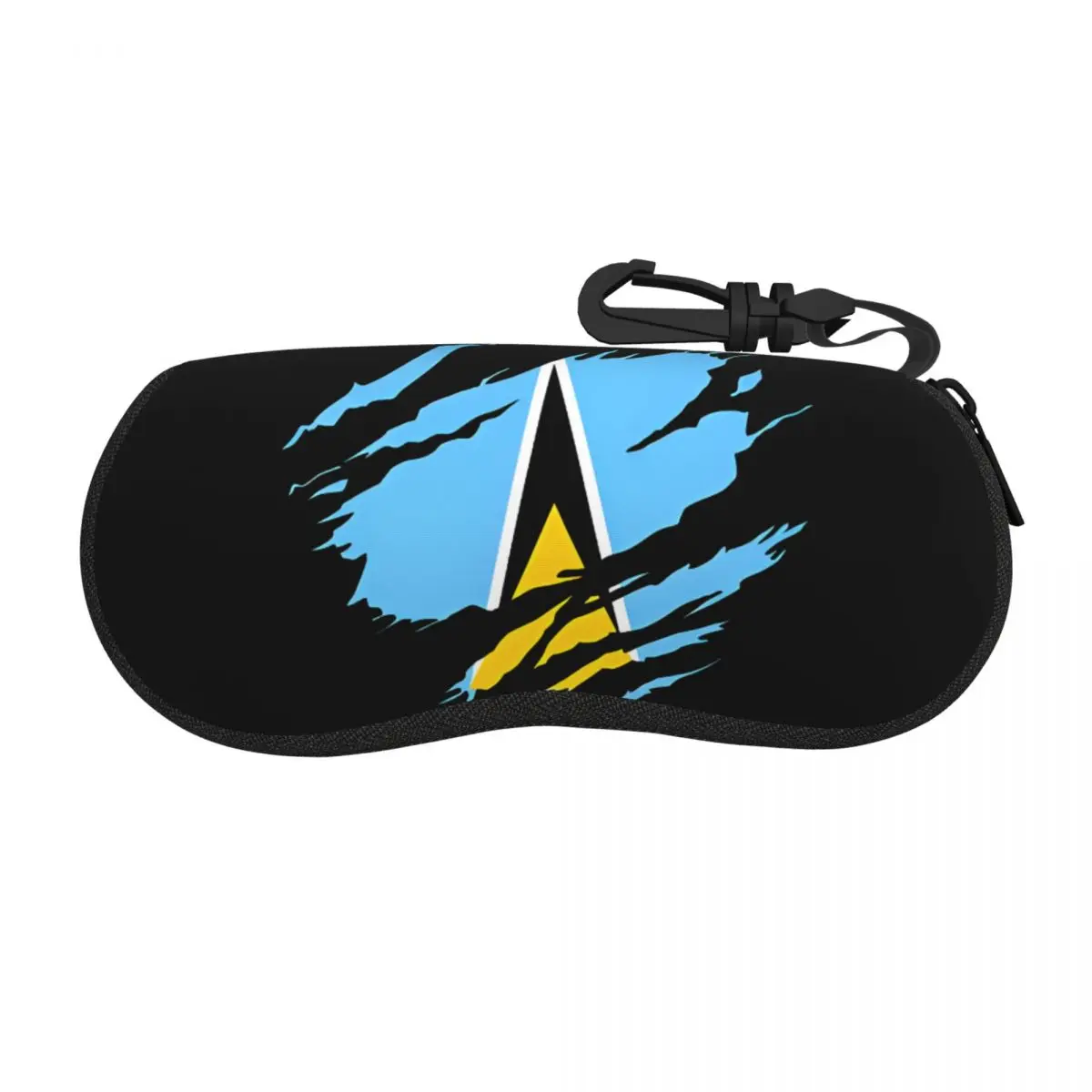 

Классические защитные футляры для очков из ракушек Сент-Люсии, чехлы для солнцезащитных очков для женщин и мужчин, сумка для очков