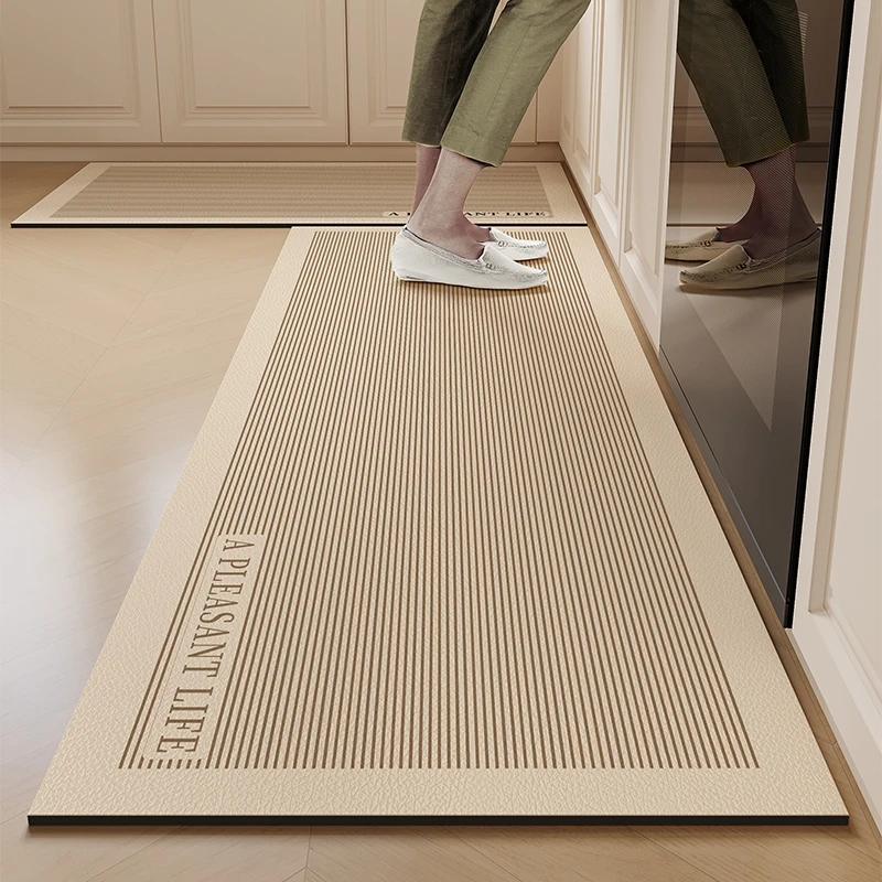 

Rug for Kitchen Vinyl Carpet Home Decor Long Rugs Pvc Waterproof Oil-proof Non-slip Floor Mats Custom שטיח מטבח Alfombra Cocina
