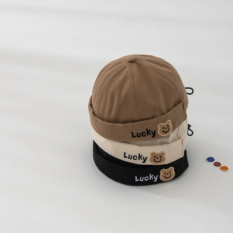 

Головной убор Детский Регулируемый однотонный в стиле хип-хоп