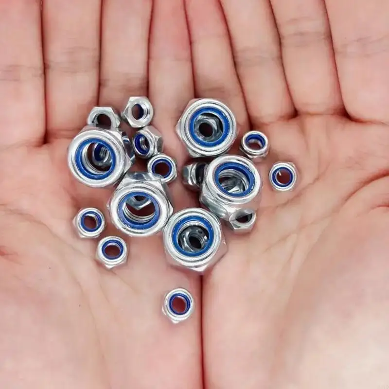 

Шестигранная гайка, 188 шт., стальной ассортимент M23 до 12 мм, прочные крепежные детали для дома M4YD