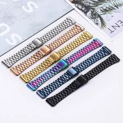 Stainless Steel Watchband for Casio Strap for F91W F84 F105 F108 A158 AQ230 A168 B650 AE500W AE1200 AE1300 18mm Metal Strap
