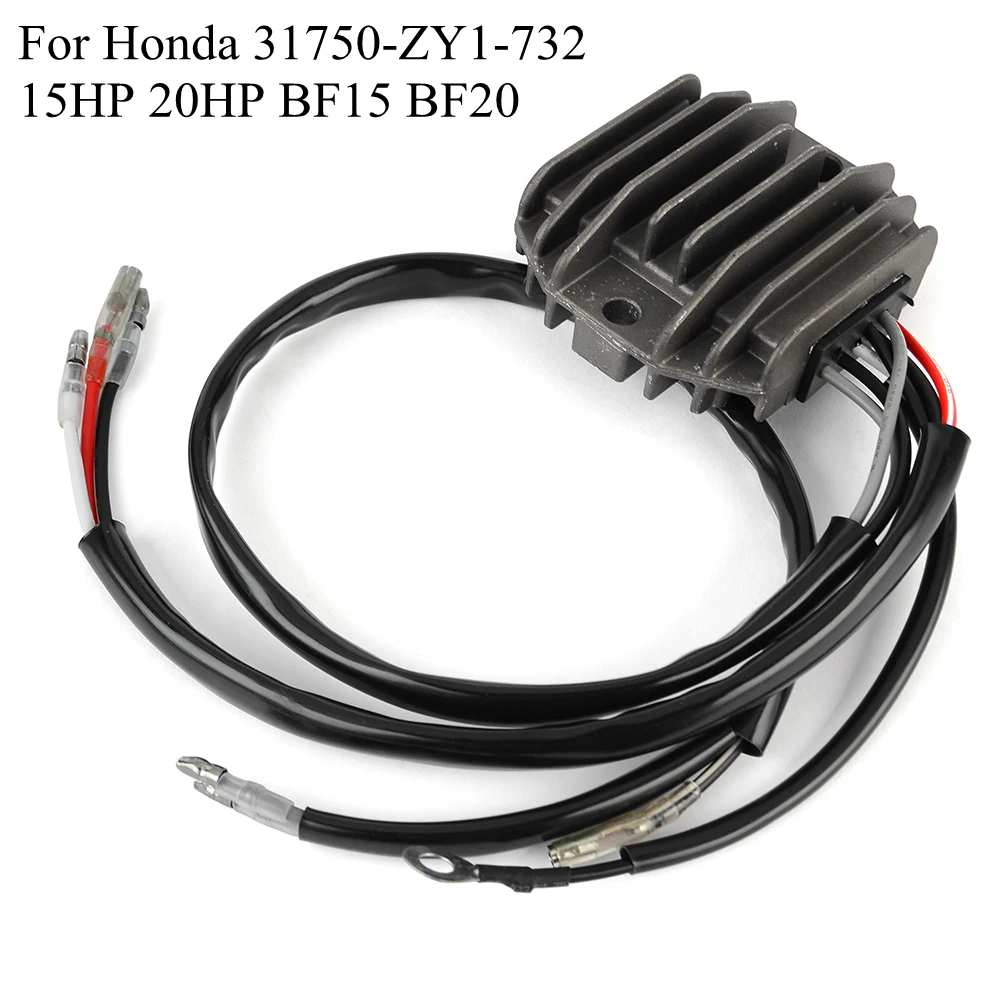 Voltage Regulator Rectifier Fit for Honda Outboard 4-Stroke 15HP 20HP BF15 BF20 BF 15 20 31750-ZY1-732