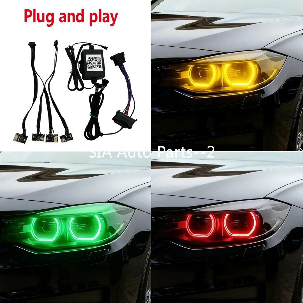 FOR BMW 3 SERIES GT F34 RGB 2016-2019 headlight plug wiring harness 63117470425 63117470426 multicolor internal wiring harness