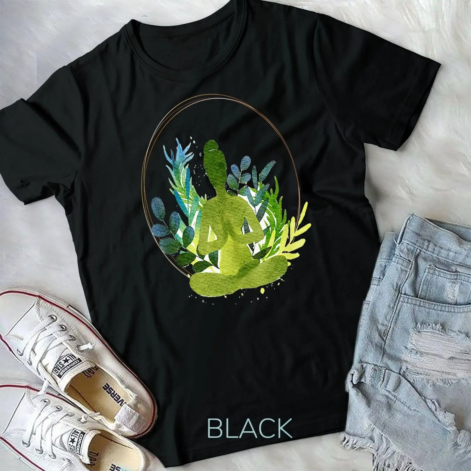 

Meditation - Best Yoga Plant Unisex T-shirt