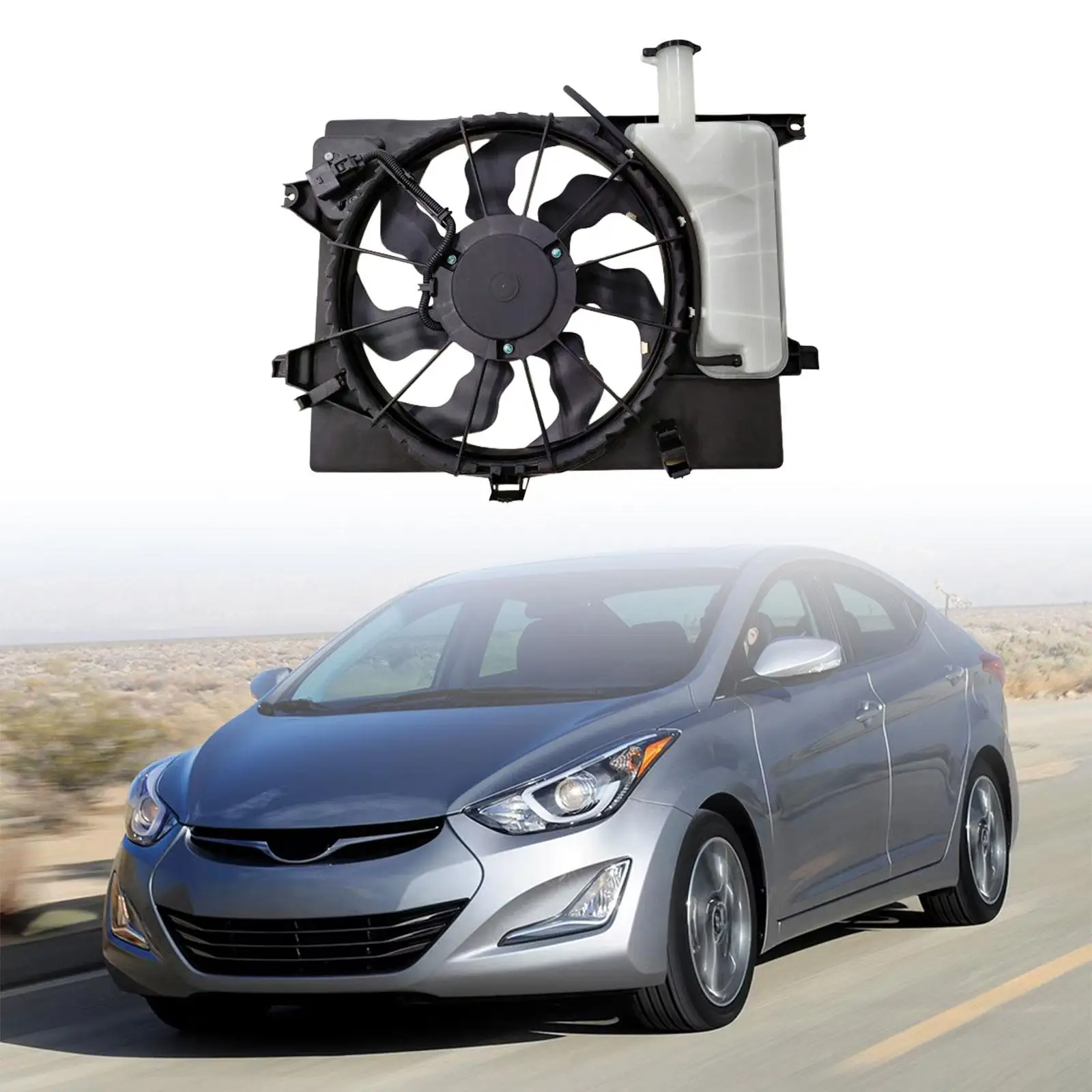 

Вентилятор охлаждения радиатора HY3115133 для Hyundai Elantra GL 1.8L 11-13