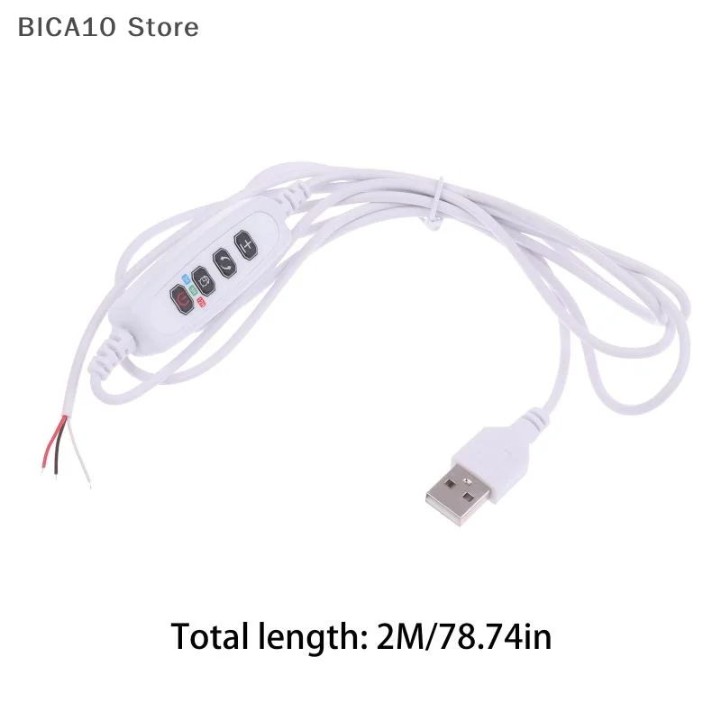 1/3/5 قطعة تيار مستمر 5 فولت USB المشبك ضوء النبات توقيت كابل تحكم التبديل خط نمو النبات ضوء البث المباشر ملء سلك التحكم في الضوء