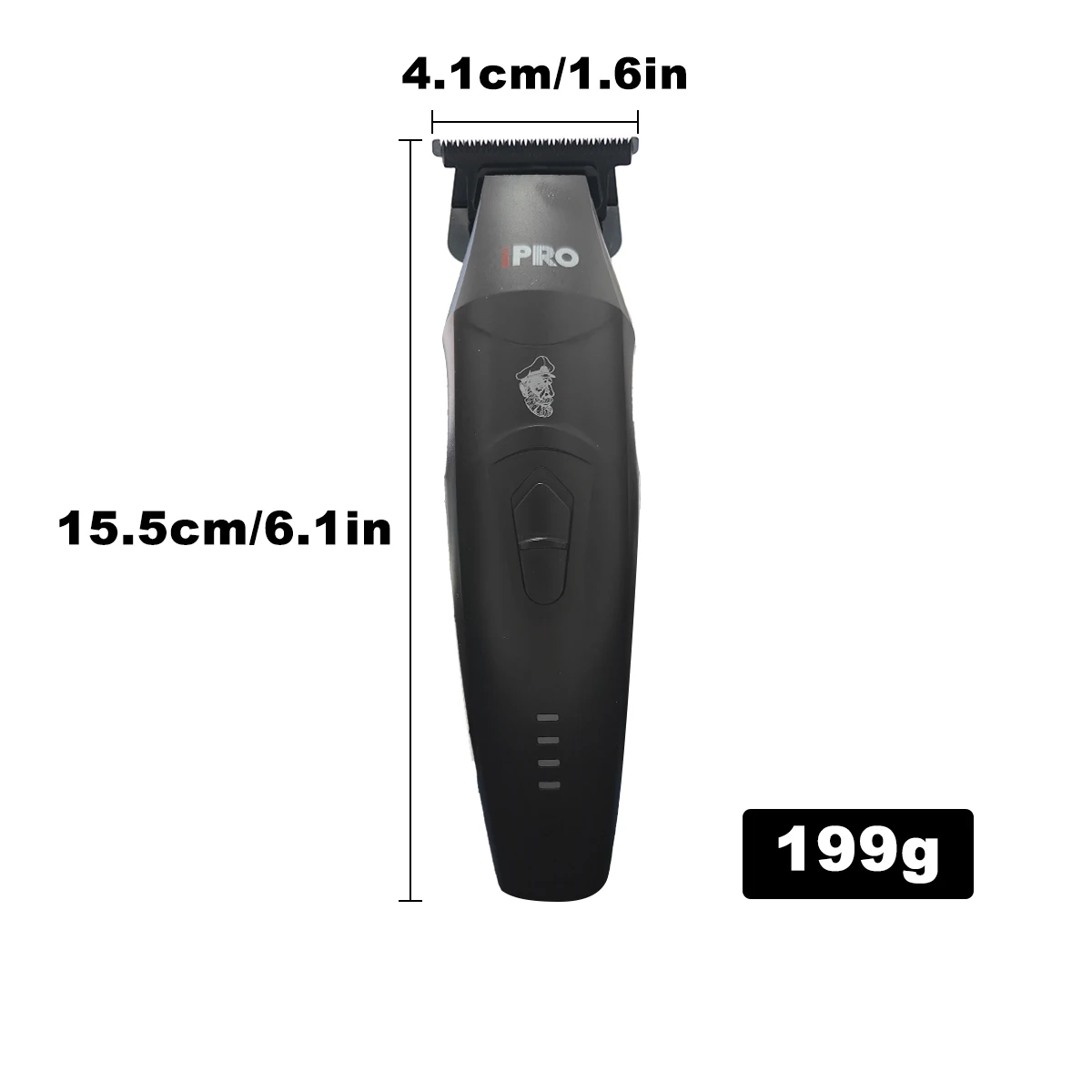 

Триммер для мужчин Salon Grade DLC Blade T-Blade Zero Gapped 7200 об/мин 7,5 Вт с базовым зарядным устройством Профессиональная машина для стрижки волос