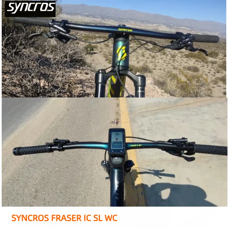 

SYNCROS FRASER IC SL WC Chameleon For Sparks Frame -20° Full Carbon Fibre Integrated Cockpit MTB Handlebar Titanium screws