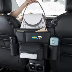 Car Storage Bag Between Seats Car Organizer Handbag Holders Tissue Storage For Volvo R XC40 XC60 XC70 XC90 AWD V60 V70 V90 S80