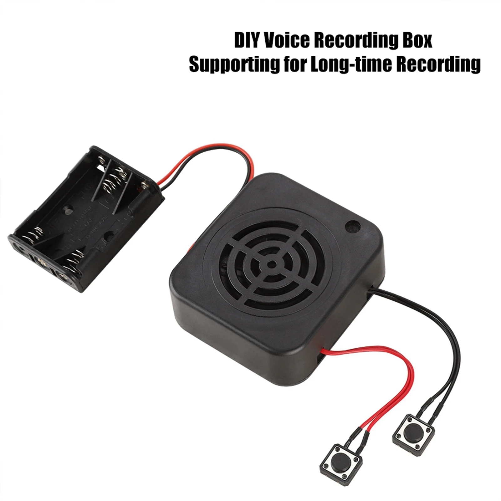 DIY Voice Recording Module, 2-4 Minute Voice Recorder, 3W DIY Voice Recorder, Clear Sound Quality Ideal for Plush Toys/Gifts
