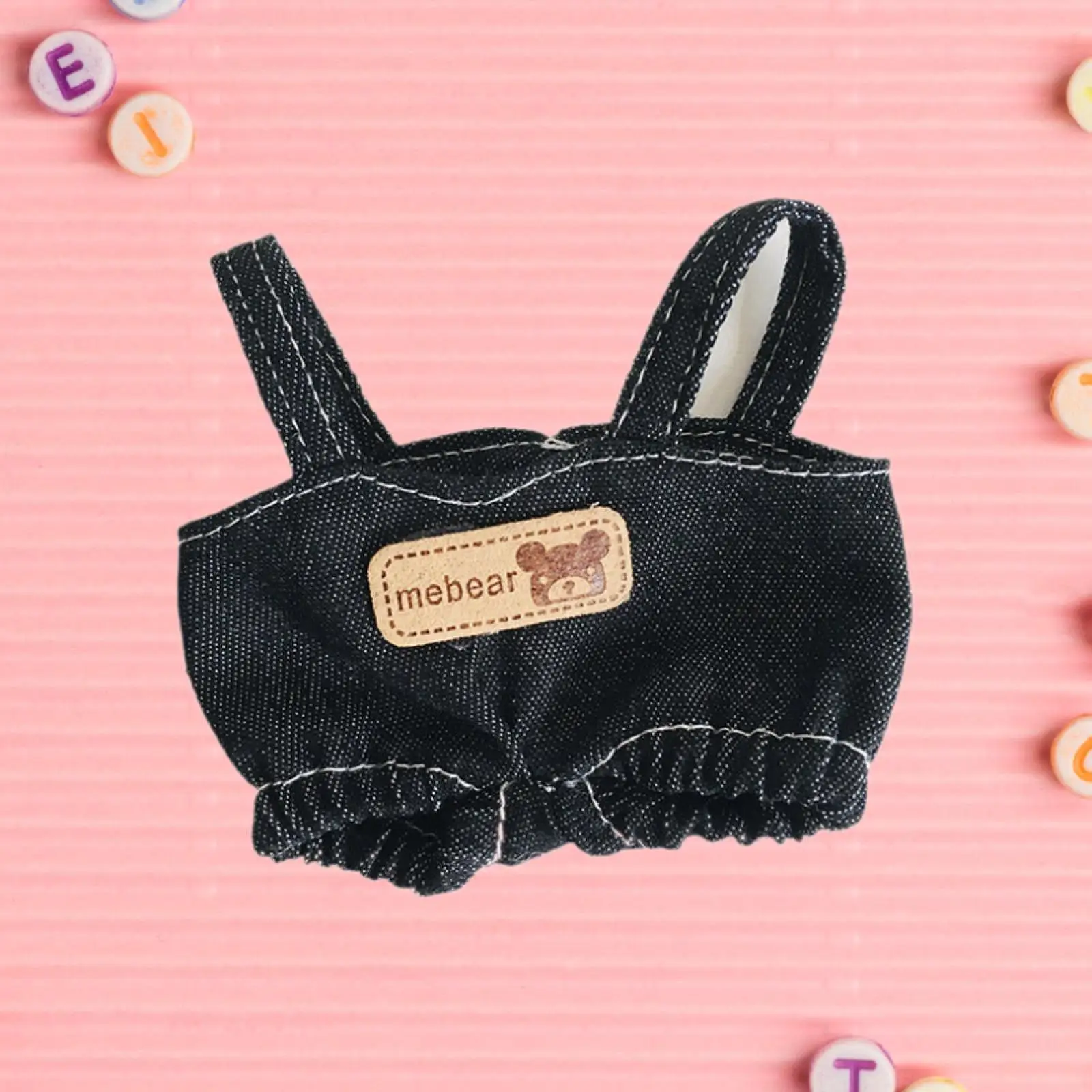 Completo per bambola di peluche da 15 cm con tuta e accessori per giochi creativi