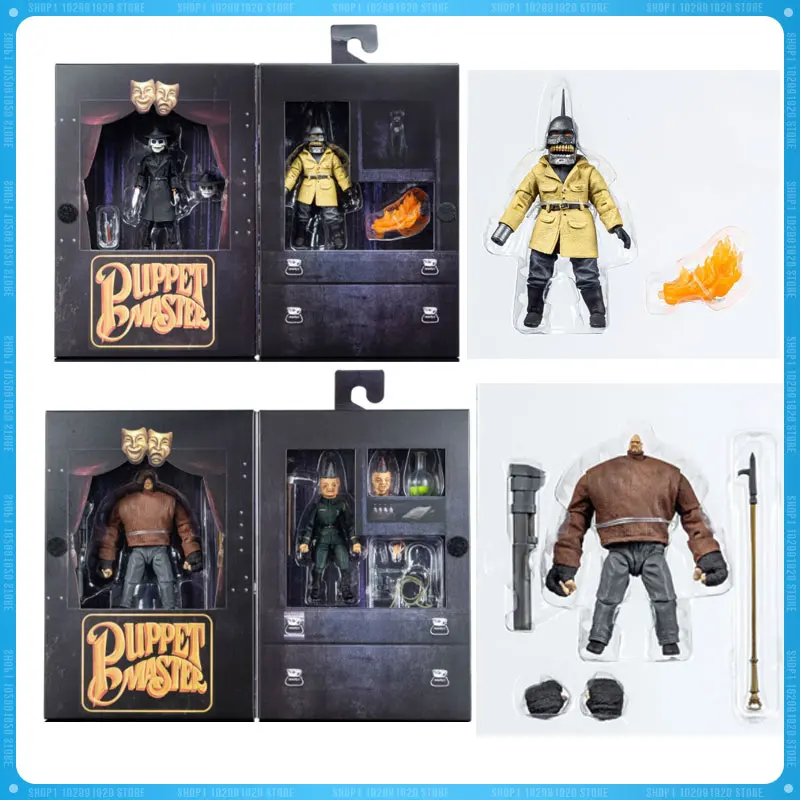 

Original Neca Figures Puppet Master Blade Torch Puppet Master Pinhead Tunneler Anime Action Figures Model Toys Christmas Gift