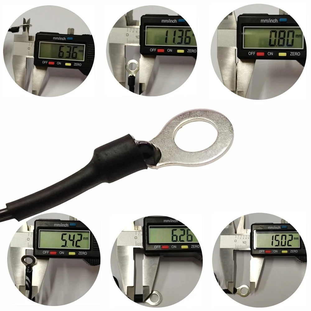 NTC temperature sensor temperature measurement thermistor 10K B3950 1% M3M4M5M6M8M10 inverter fan wire ear fixed probe